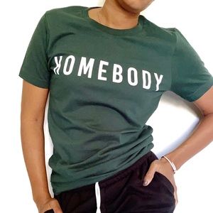 SALE - Green Homebody Graphic T-Shirt